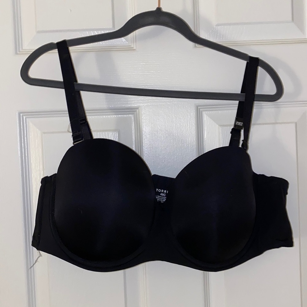 Black Torrid Push-Up Convertible Bra